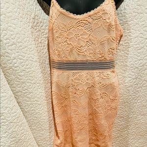 Castings LA Peach Lace dress  Juniors  Sz L